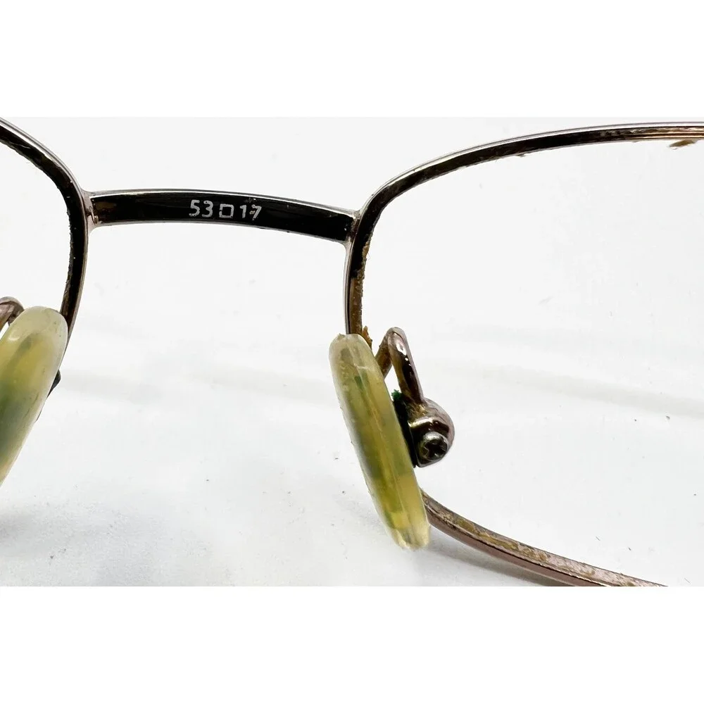 Wittnauer Hasina Eyeglass Frames Women Brown Rectangle Metal 53-17-135